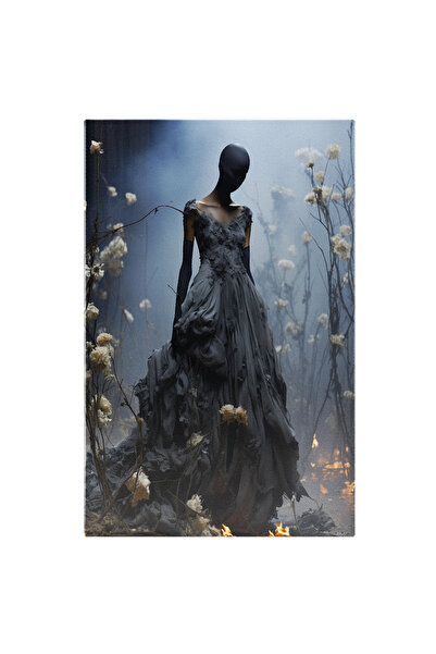 StoryGift Romania Tablou Canvas: Portretul Unei Femei Cu Trasaturi Faciale In...