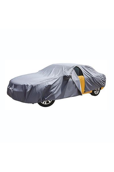 RO GROUP RoGroup 3-layer car tarpaulin, size L, gray