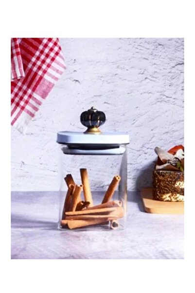 Kosova UFL132 Kapaklı Vakumlu Cam Kavanoz 10x10x17cm