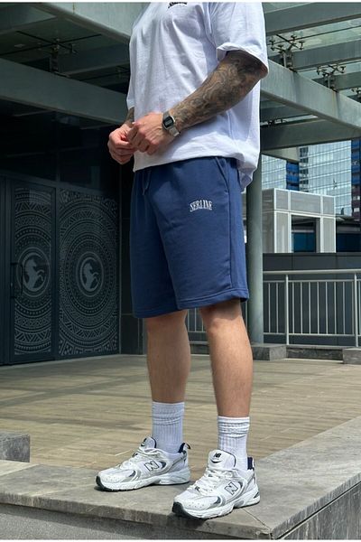 serline Premium Embroidery Detailed Oversize Shorts
