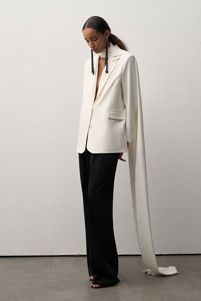 Mathilda By Çiğdem Bilici Women's White Private Edition Oversize Jacket