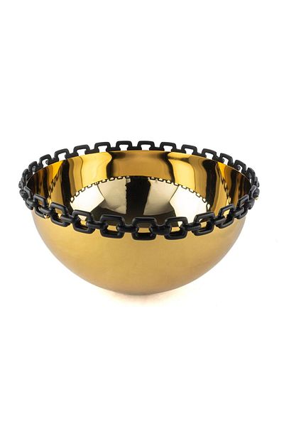 Mikasa Moor 30x15cm Black Gold Decorative Bowl - P304.359973