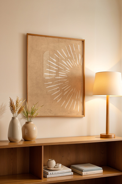 Basquiart Poster din seria Bohemian cu ramă din lemn, Tablou nr:8