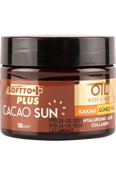 Softto Plus Cacao Sun Oil 100ml