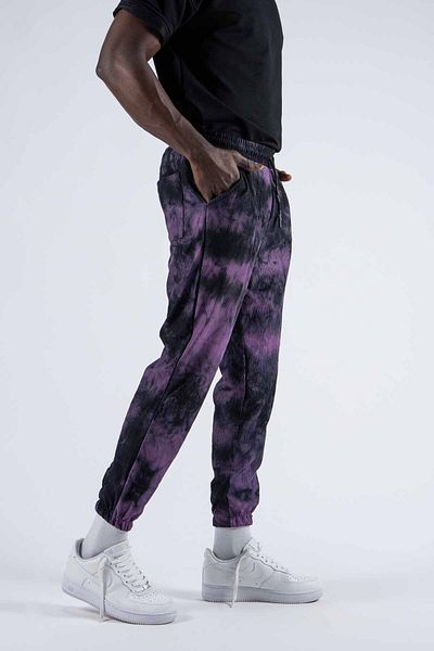 SUPERBLUE Ανδρικό Loose Daily Stretchy Άνετο Μωβ Παντελόνι Jogger