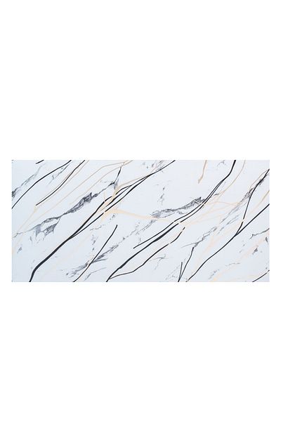 Naimeed Company Set de 6 panouri decorative autoadezive cu folie de aluminiu, suprafață acoperită 1,08 m², D7123, 60x30 cm