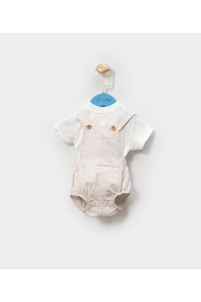 So Pearl Boy-Girl Baby Saloper and Tshirt Set