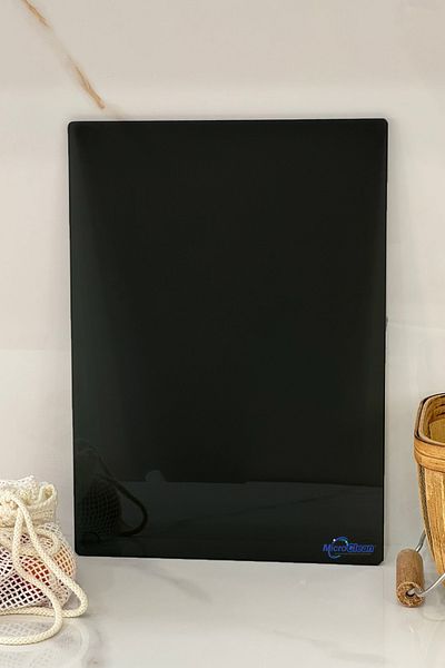 Micro Clean Glass Cutting Board Smoked Color Tempered Anti-Scratch Glass, Heat Resistant, Shatter Resistant 25*35 cm