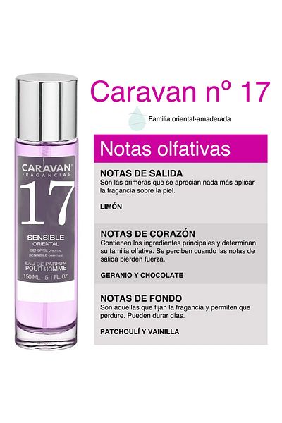 OEM Caravan Fragancias No. 17, Oriental, 150ml, Men