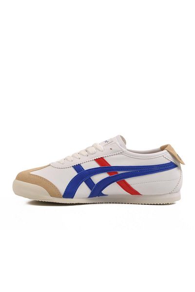 WALKWAY E-2013 g White-Blue-Red Sports Shoes