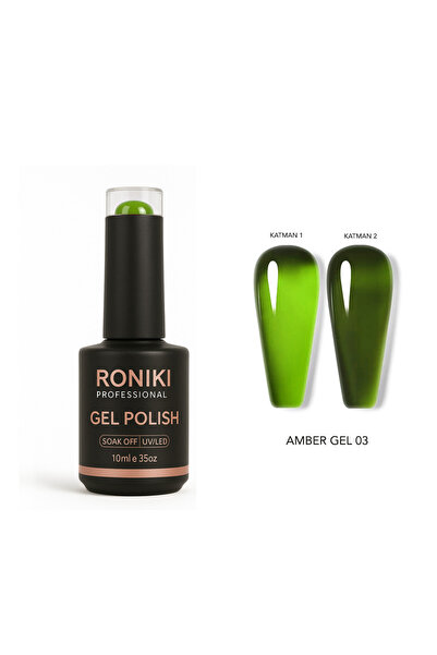 RONIKI Kalıcı Oje Amber Gel 03 10ML