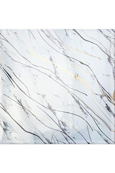 Naimeed Company Set de 6 panouri decorative autoadezive cu folie de aluminiu, suprafață acoperită 1,08 m², D7123, 60x30 cm