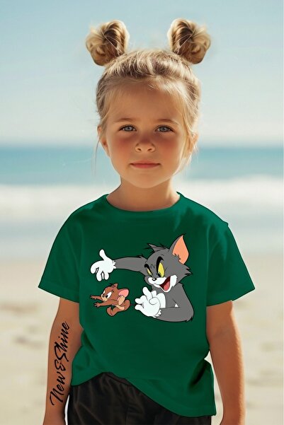 New Shine TOM I DŽERI ŠTAMPANA VELEKLADEDEDEŠKA DEČJA MAJICA