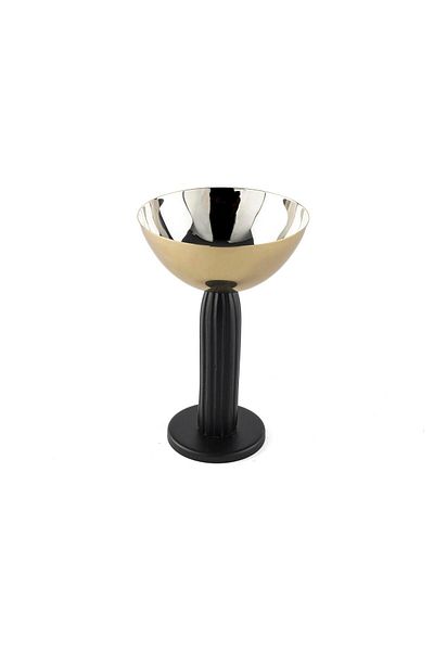 Mikasa Moor 11x16cm Decorative Bowl - Gold, Silver and Black Shaped P304.360207
