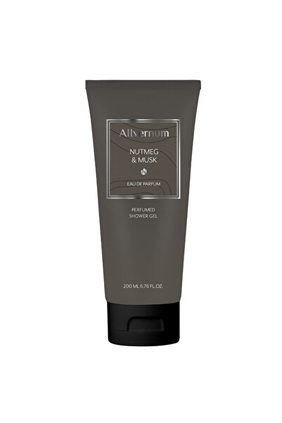 Allvernum Perfumowany żel pod prysznic Nucșoară și mosc VEGAN, 200 ml