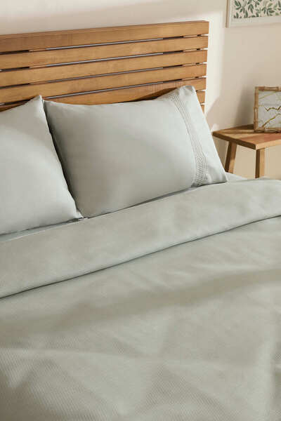 Karaca Home Maisy Bamboo Double Pique Set Sage