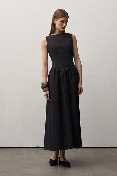 Mathilda By Çiğdem Bilici Women's Black Diana Midi Dress