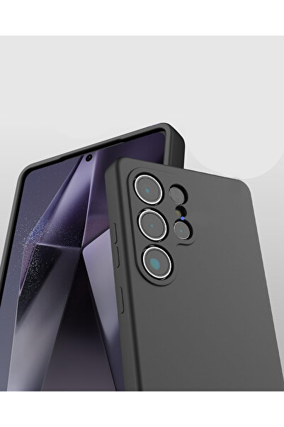 Caseji Samsung Galaxy S25 Ultra Uyumlu İçi Kadife Kaplı Dışı Yumuşak Renkli Lansman Kılıf