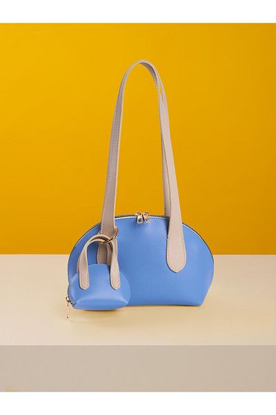 Mojeva Loli Mini Bag Charm Detailed Long Handle Women's Hand and Arm Bag