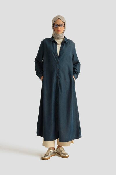 Armine Tunik Elbise 25yd9143 Koyu Lacivert