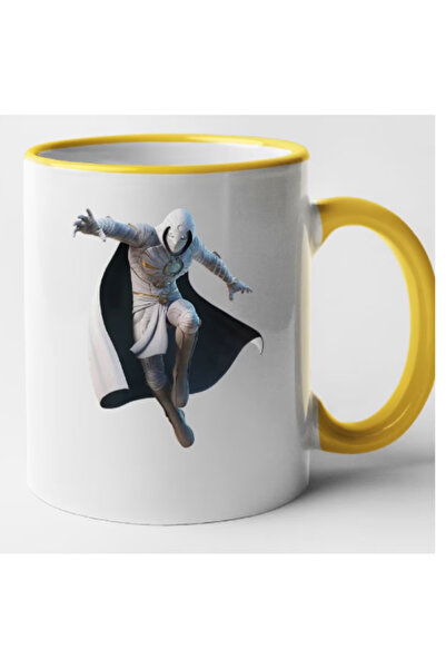 OEM Cană personalizată cu mâner galben Fortnite - Moon Knight, INOVATIX®. 330ml