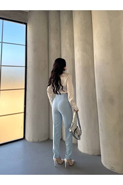BARG FASHION Kadın Dar Kesim Kumaş Pantolon