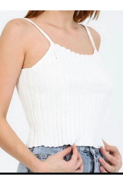 BERRU PAZARLAMA Rope Strap Corded Blouse
