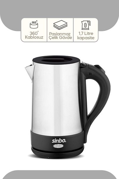Sinbo SK-8022 Wireless Stainless Steel Water Heater Kettle