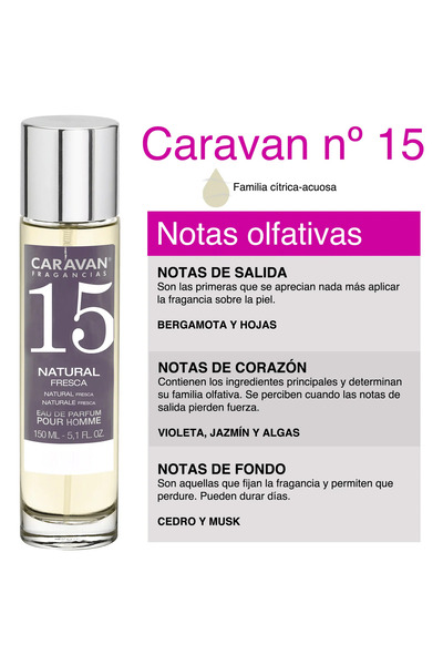 OEM Caravan Fragancias No. 15, Men, 150 ml