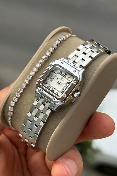 Homies Women's Wristwatch Waterproof Small Case with Gift Box and Bracelet Gift.Hmcrt73846