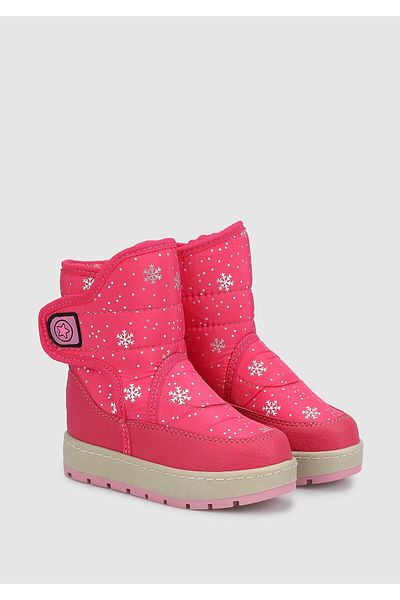 Kiddo Fuchsia Girl's Snow Boots