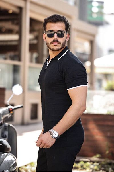 TMB T-Shirt Nurse Collar Μαύρο