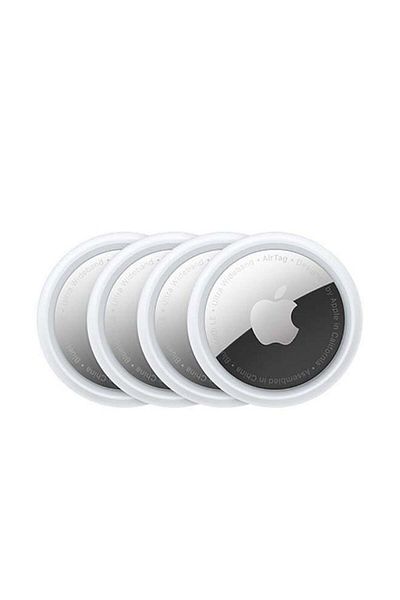 Apple مجموعة AirTag من 4 قطع باللون الأبيض