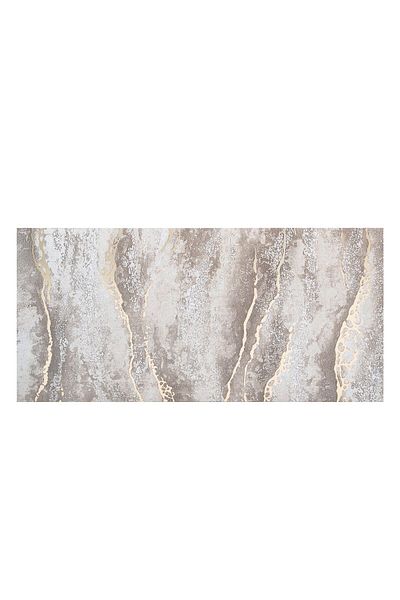 Naimeed Company Set de 6 panouri decorative autoadezive cu folie de aluminiu, suprafață acoperită 1,08 m², D7128, 60x30 cm