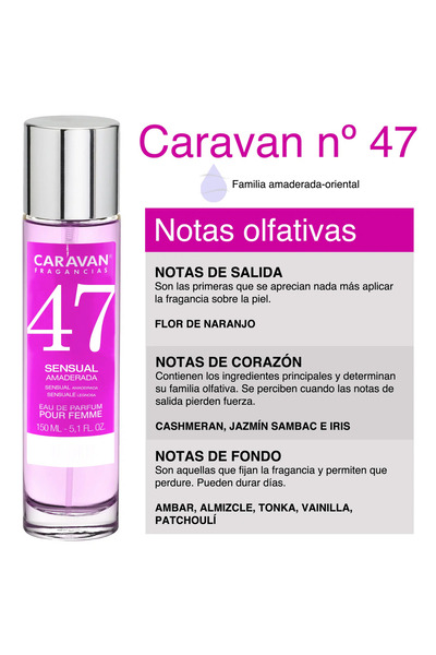 OEM Caravan Fragancias No. 47, 150ml, Woody, Women