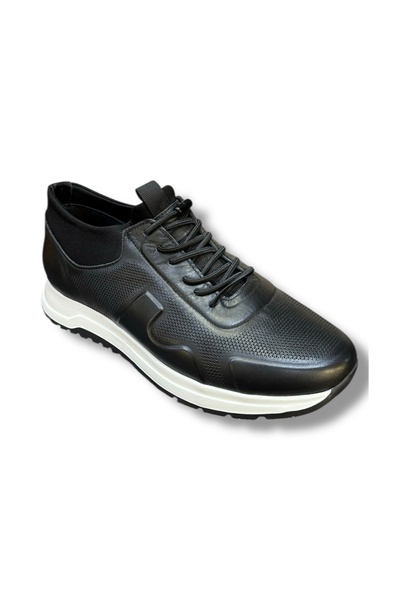 İdeal Voyager 5333-Y Men's Elastic Genuine Leather Casual Sports Sneaker Shoes