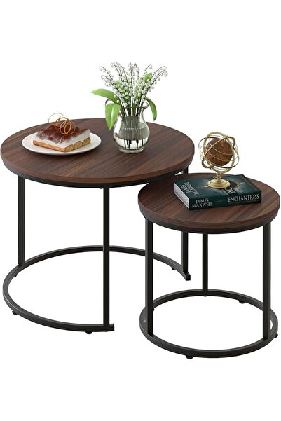 EDMONDA EV AKSESUAR TREND İKİLİ ORTA SEHPA KÜÇÜK ÖLÇÜ OTURMA ODASI YATAK ODAS...