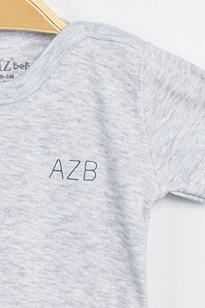 Aziz Bebe Baby Boy Girl 100% Cotton Bodysuit & Bodysuit with Snap Fasteners