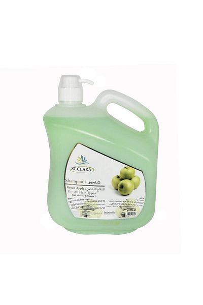 ST CLARA Santa Clara Green Apple Shampoo with Aloe Vera and Vitamin E