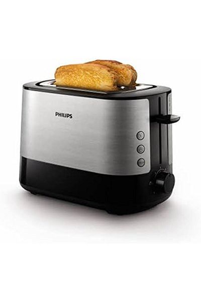 Philips Viva Collection Toaster HD2637/91-Black - International Version