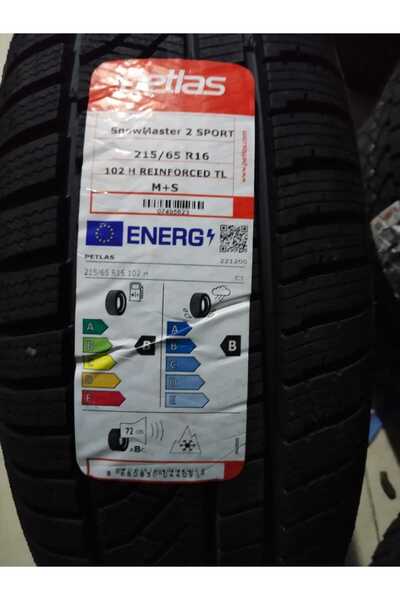 Petlas 215/65 R16 TL 102H REINF. SNOWMASTER 2 SPORT PETLAS 4X4 SUV LASTİĞİ 20...