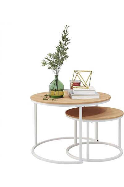 EDMONDA EV AKSESUAR TREND İKİLİ ORTA SEHPA KÜÇÜK ÖLÇÜ OTURMA ODASI YATAK ODAS...