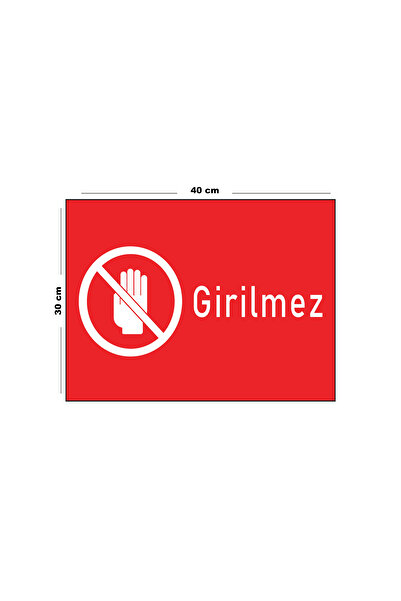 Lucena علامة تحذير معدنية مقاس 30 سم × 40 سم مقاس A3