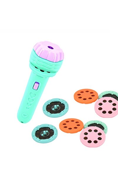 Schulzz 80 Picture Projection Educational Flashlight Projector -Colorful Flashlight 10 Slides
