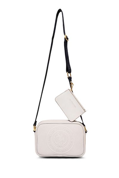 U.S. Polo Assn. White-White Women's Messenger Bag Us25275