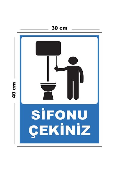 Lucena Pull Metal Siphon 30cm X 40cm A3 Size Warning Sign Diversion Sign
