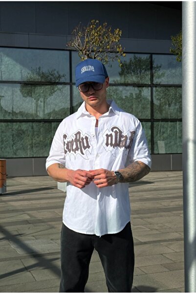 serline Fuerundar Вишитий плюшевий преміум-сорочка оверсайз