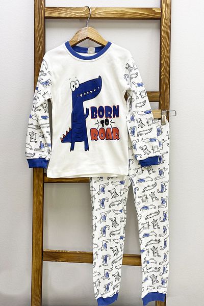 HÇM Boy's Pajama Set Dinosaur Printed Crew Neck C65