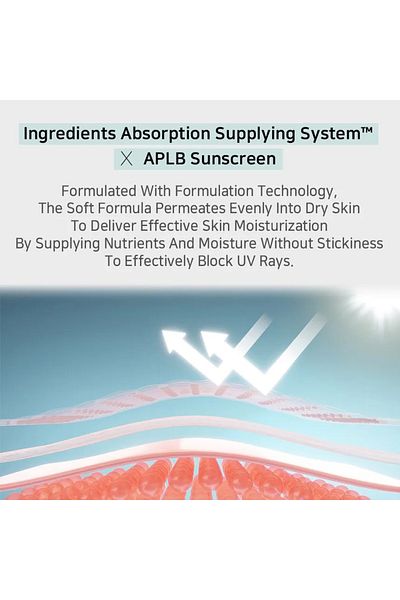 APLB Sunscreen SPF50+ with glutathione and niacinamide, APLB, 40ml