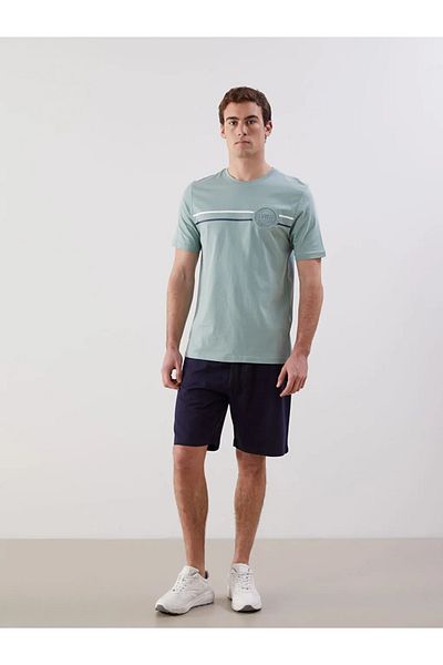 LC Waikiki Lcw Eco Navy Blue Standard Mold Men's Shorts